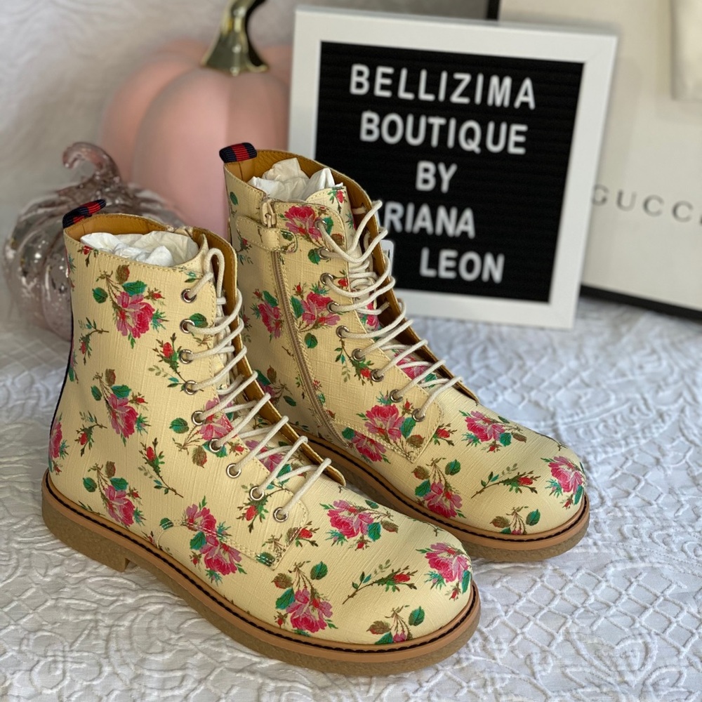 GUCCI FLORAL BOOT